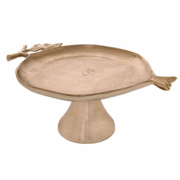 Iliadis Δίσκος ''Ρόδι'' Αλουμινίου Χρυσός Φ31x22cm 86776